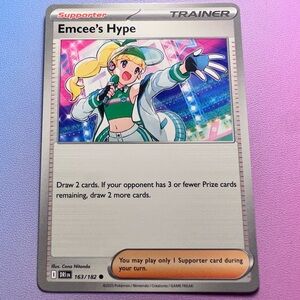 emcee’s hype - 163/182 (common) — pokemon: destined rivals